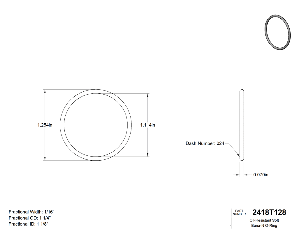 Technical drawing - 2418T128
